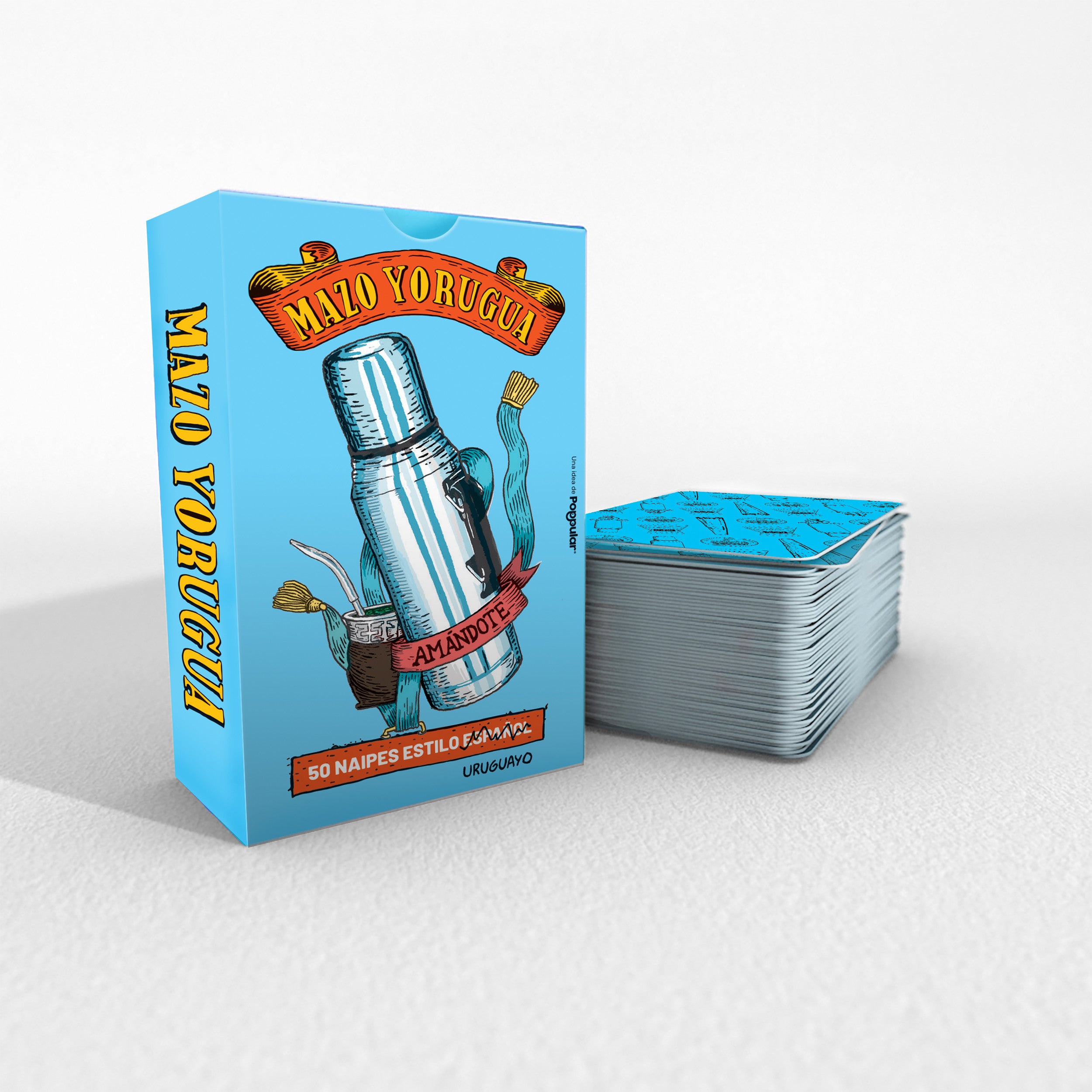 MAZO DE CARTAS URUGUAYO - Naipes estilo español con personajes