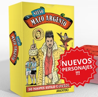 MAZO DE CARTAS ARGENTO - Mazo estilo español / Argentino