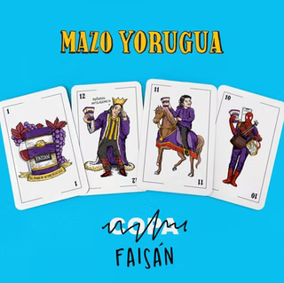 MAZO DE CARTAS URUGUAYO - Naipes estilo español con personajes