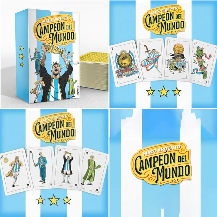 MAZO DE CARTAS ARGENTO - Mazo estilo español Argentina Campeón