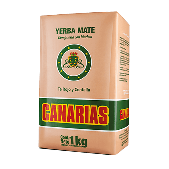 Yerba Mate Canarias Té Rojo y Centella 1kg