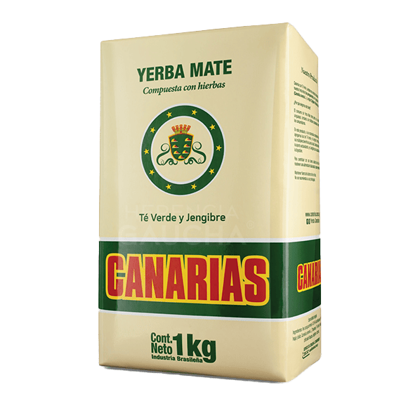 Yerba Mate Canarias Té Verde y Jengibre 1kg