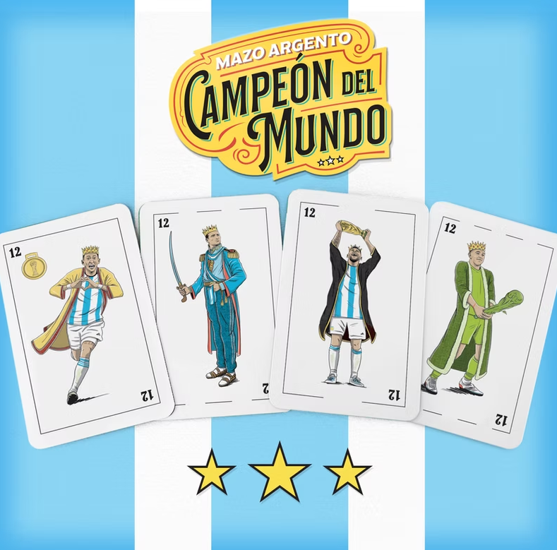 MAZO DE CARTAS ARGENTO - Mazo estilo español Argentina Campeón