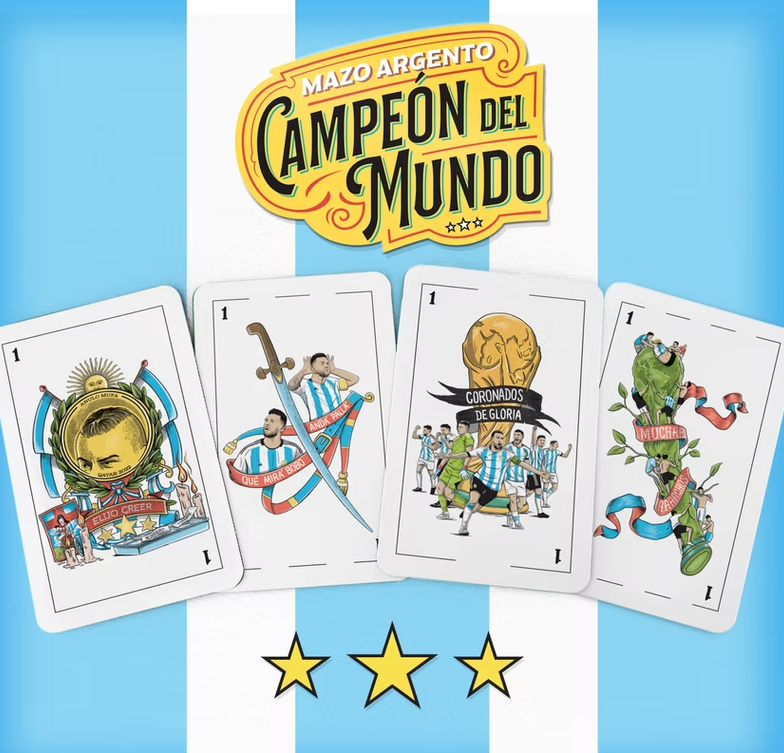 MAZO DE CARTAS ARGENTO - Mazo estilo español Argentina Campeón
