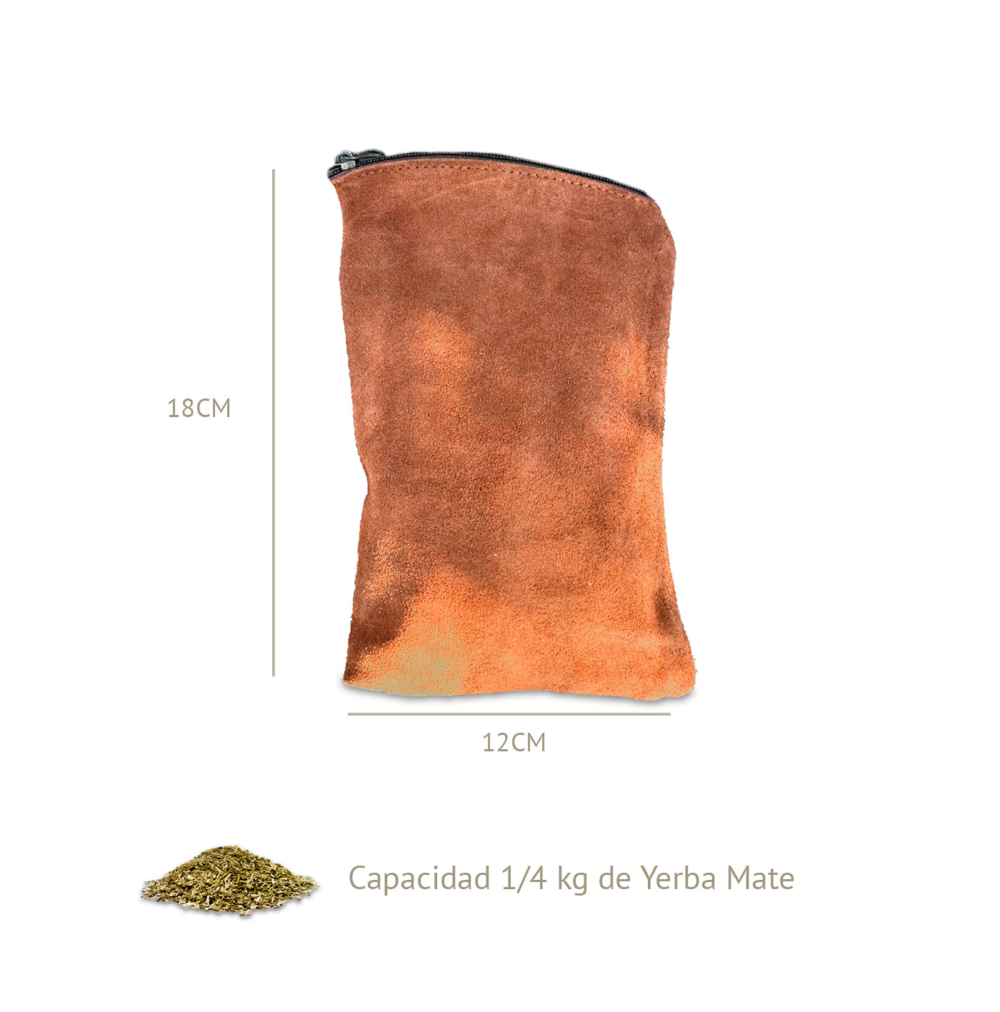 HERENCIA GAUCHA - Yerbera de Gamuza 1/4 Kg