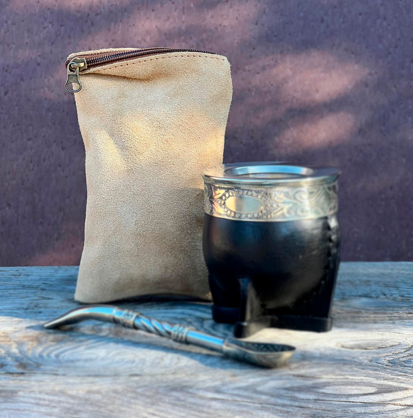 HERENCIA GAUCHA - Yerbera de Gamuza 1/4 Kg