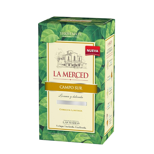 Yerba Mate La Merced - Campo Sur - Suavidad - Serena 500g.