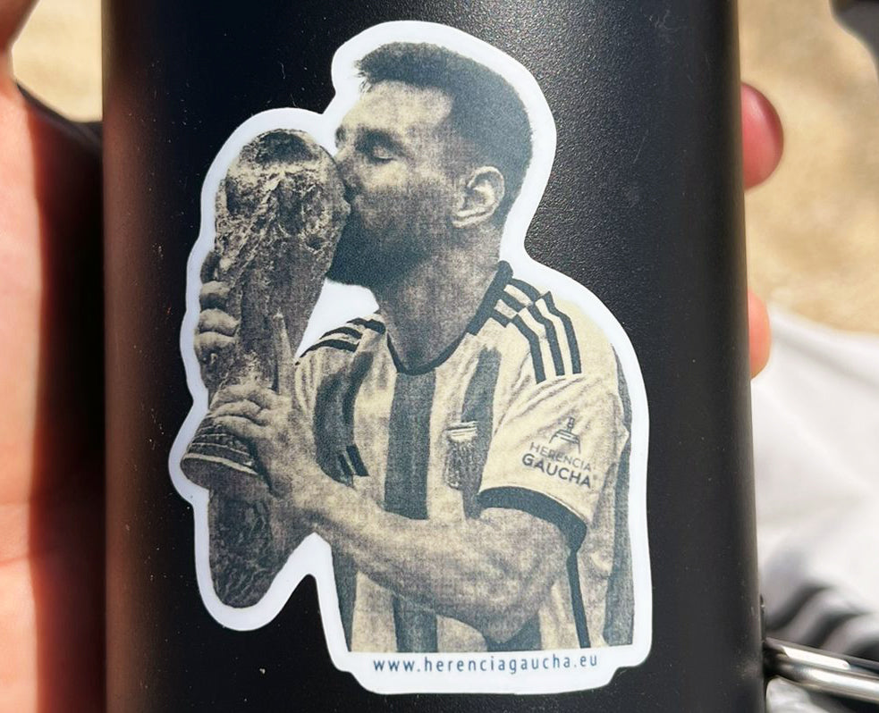 Sticker “Messi + Copa” – Alta Durabilidad y Definición