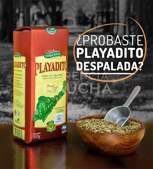 Yerba Mate PLAYADITO DESPALADA 500g