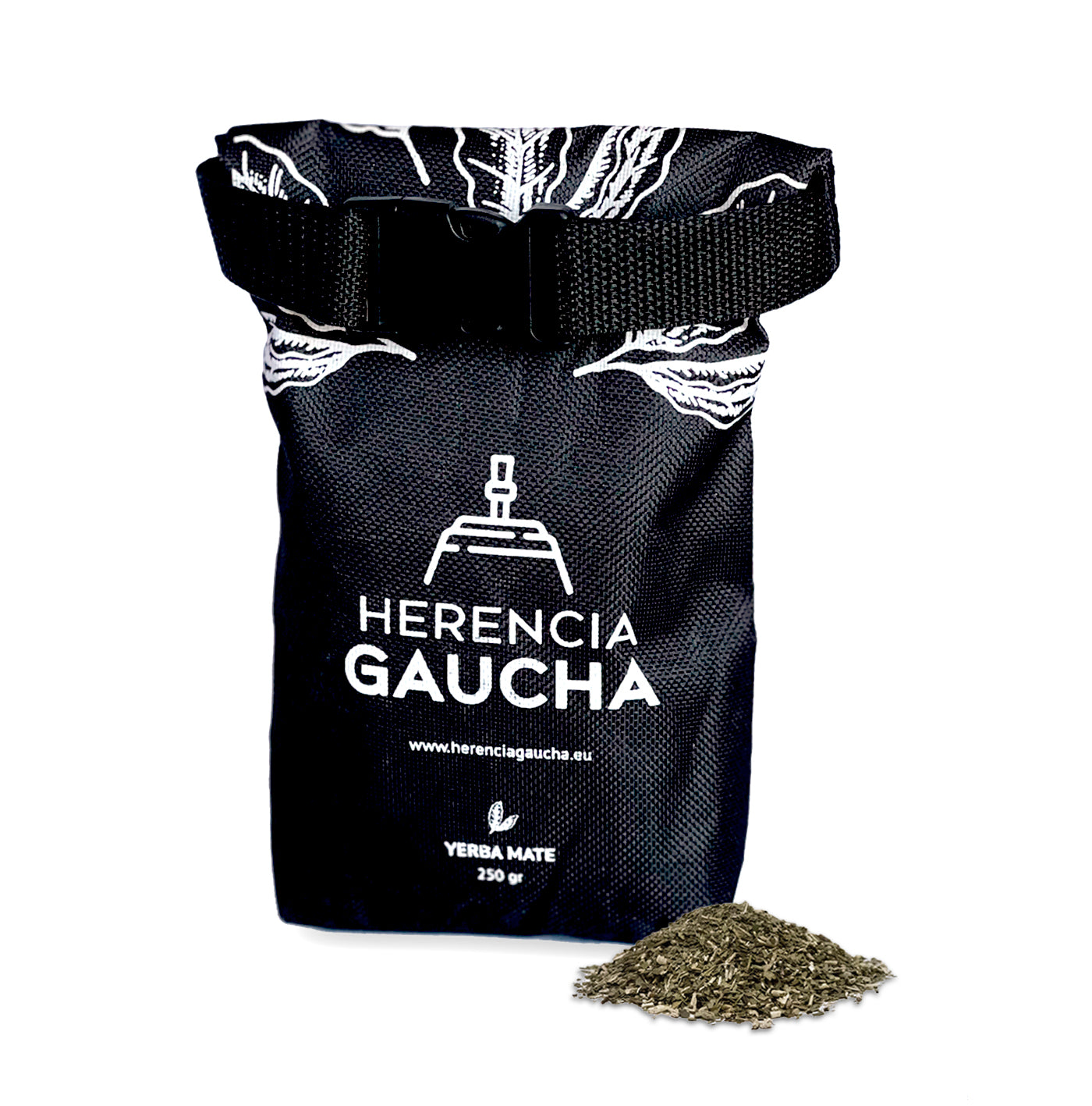 HERENCIA GAUCHA |Yerbera de Lona estanca 250gr. Portátil