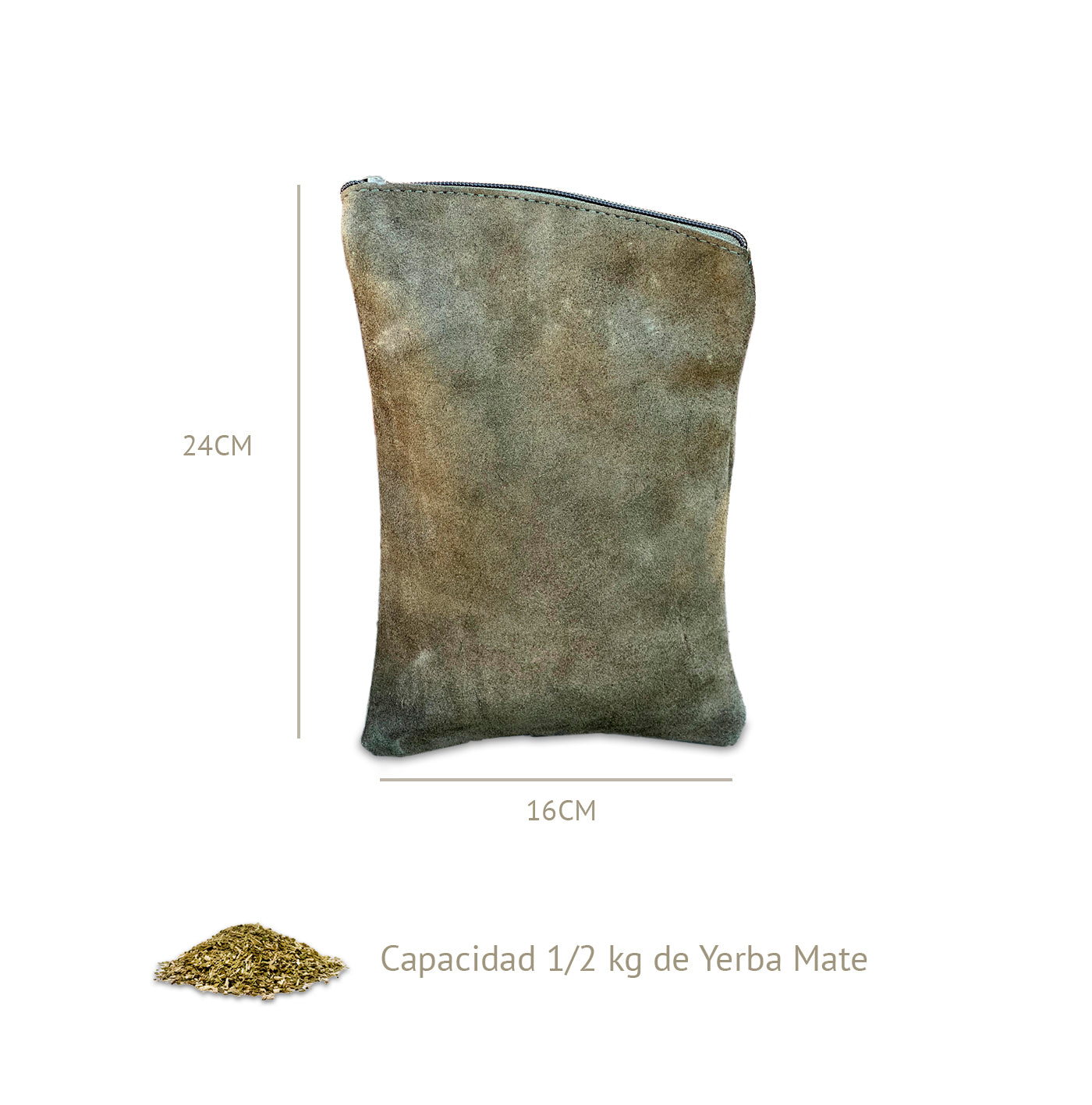 HERENCIA GAUCHA - Yerbera de Gamuza 1/2 Kg