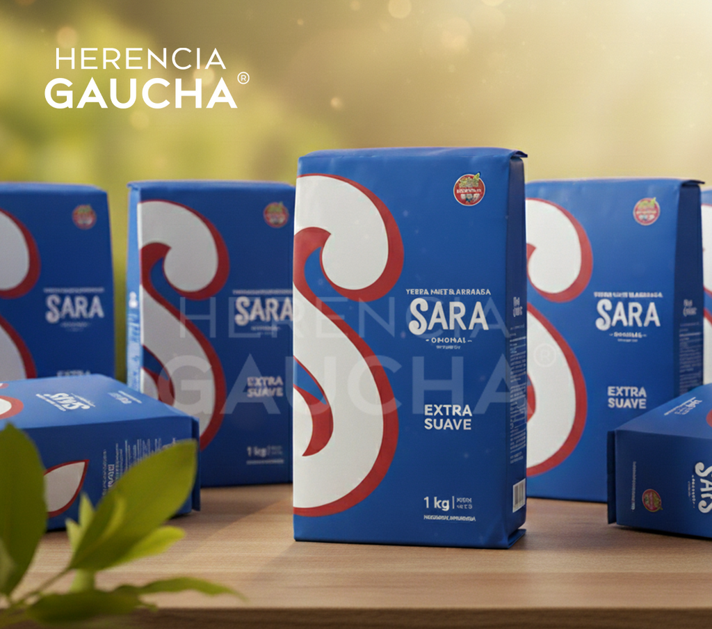 Yerba Mate Sara Azul, Extra Suave 1kg