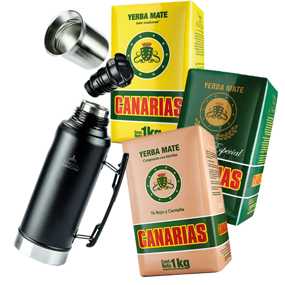 Pack Canarias + Termo Herencia Gaucha (1L)